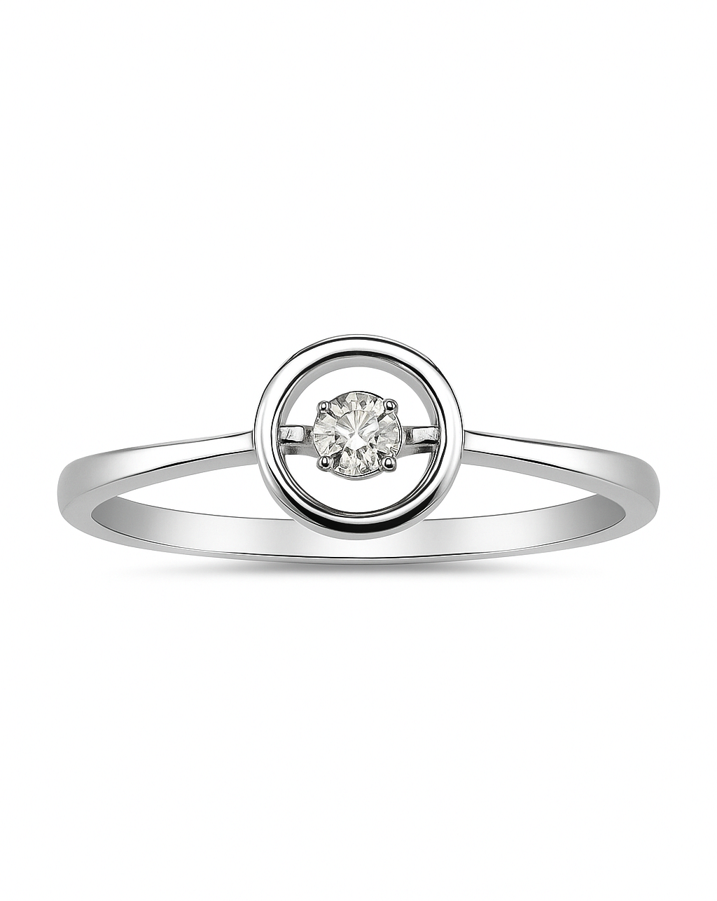 Beautiful 18 Kt Gold  Natural Diamond Ring